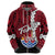Tahiti Polynesian Hoodie Tribal Wave Tattoo Flag Style