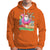 Mele Kalikimaka Tropical Hawaiian Christmas in Hawaii Beach Santa Hoodie TS02 Orange - Polynesian Pride