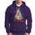 Tropical Hawaiian Plumeria Christmas Tree Mele Kalikimaka Hoodie TS02 Purple - Polynesian Pride