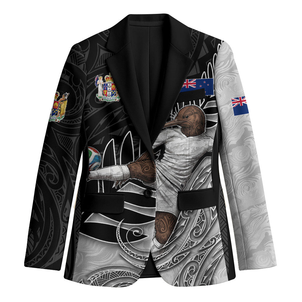 Personalized New Zealand Football Blazer Kiwi Mascot with Silver Fern - Maori Tribal Tattoo Art