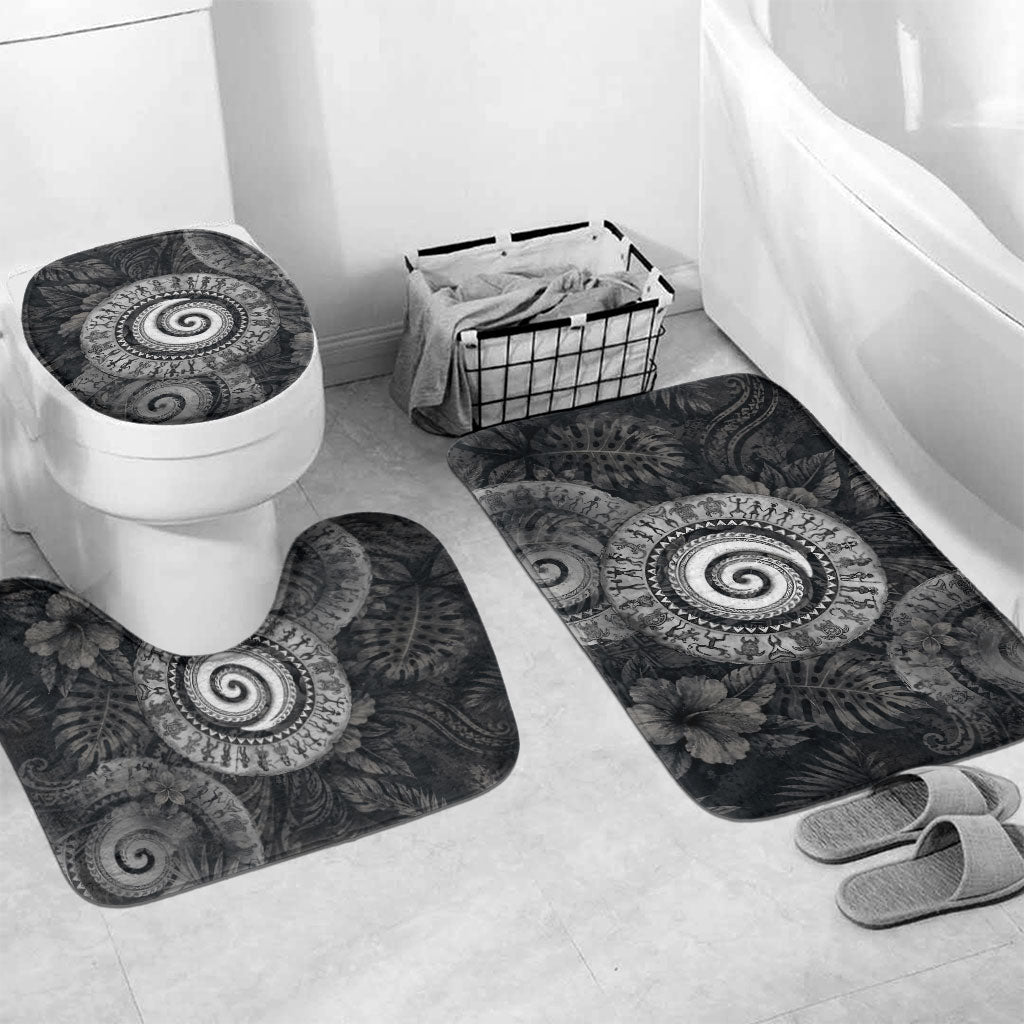 Hawaiian Piko Bathroom Set Cultural Anchor Connect Your Roots Ocean Waves