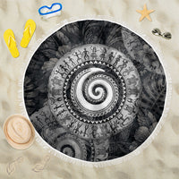 Hawaiian Piko Beach Blanket Cultural Anchor Connect Your Roots Ocean Waves