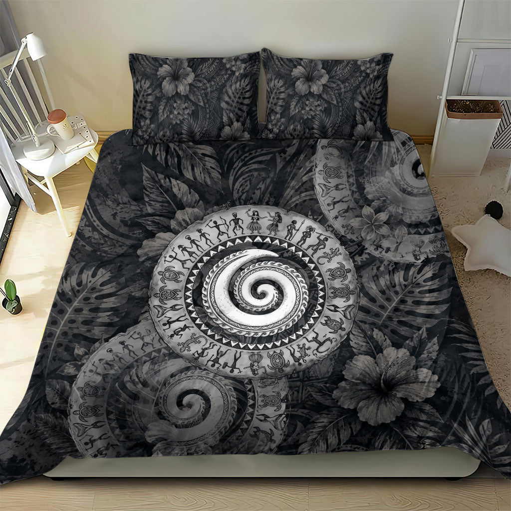 Hawaiian Piko Bedding Set Cultural Anchor Connect Your Roots Ocean Waves