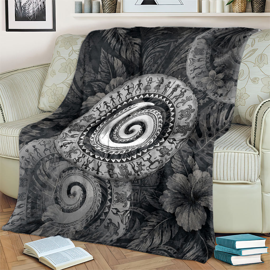 Hawaiian Piko Blanket Cultural Anchor Connect Your Roots Ocean Waves