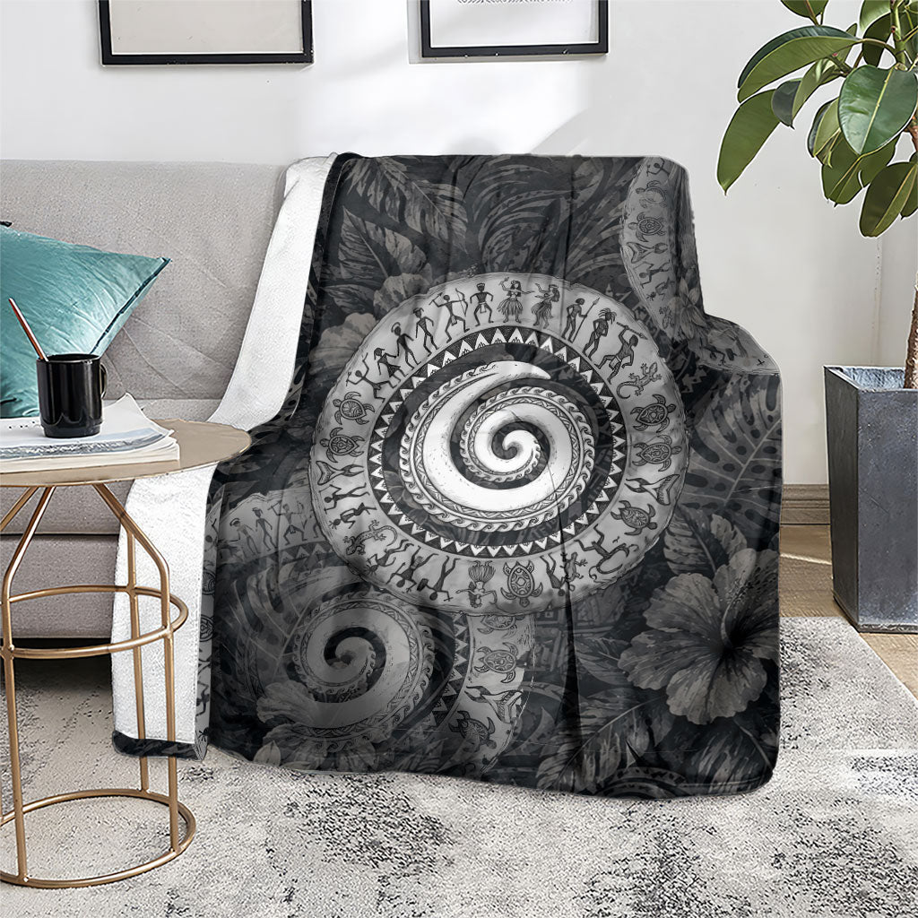 Hawaiian Piko Blanket Cultural Anchor Connect Your Roots Ocean Waves