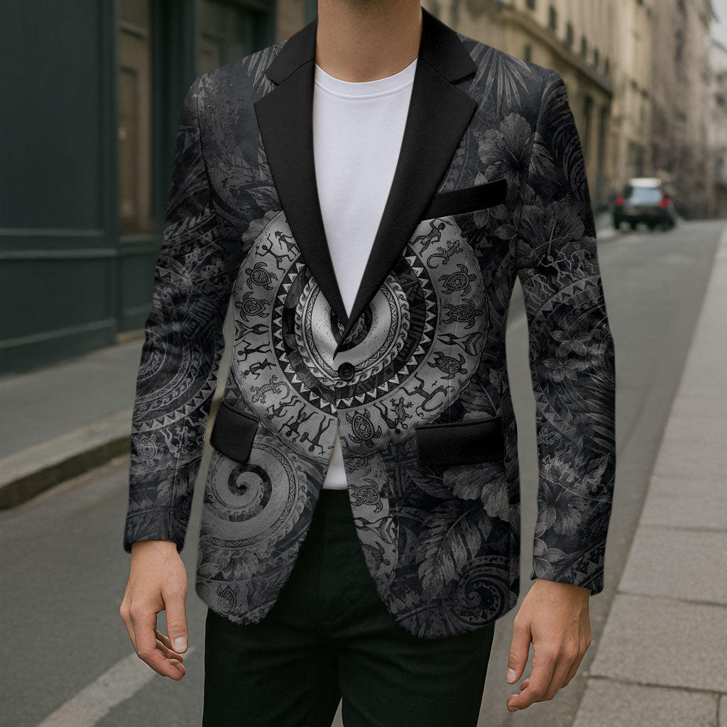 Hawaiian Piko Blazer Cultural Anchor Connect Your Roots Ocean Waves