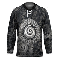 Hawaiian Piko Hockey Jersey Cultural Anchor Connect Your Roots Ocean Waves