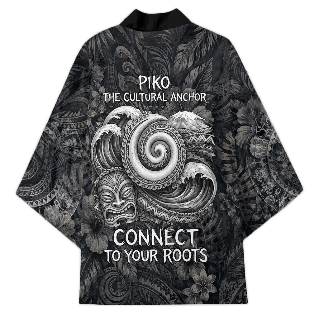 Hawaiian Piko Kimono Cultural Anchor Connect Your Roots Ocean Waves