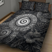 Hawaiian Piko Quilt Bed Set Cultural Anchor Connect Your Roots Ocean Waves