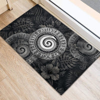 Hawaiian Piko Rubber Doormat Cultural Anchor Connect Your Roots Ocean Waves