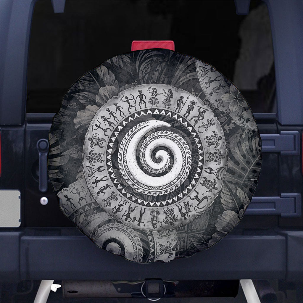 Hawaiian Piko Spare Tire Cover Cultural Anchor Connect Your Roots Ocean Waves