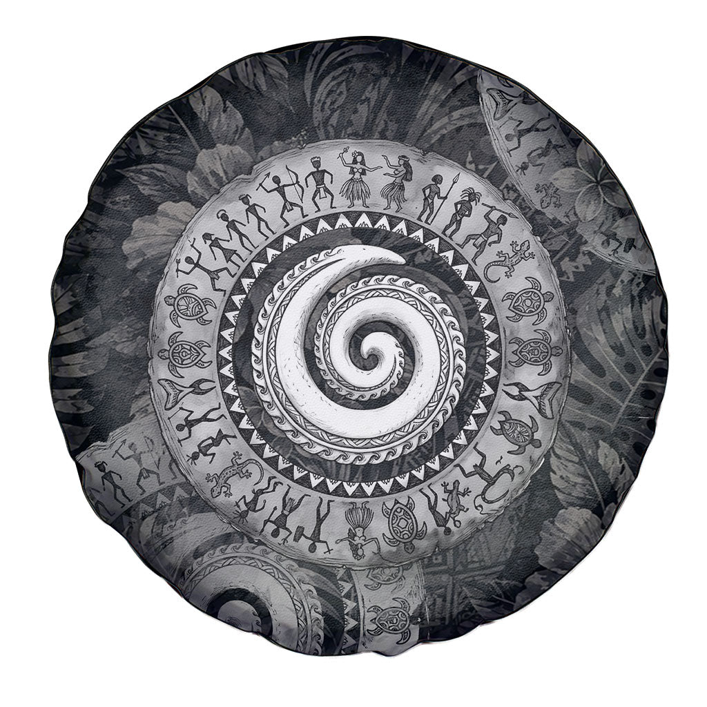 Hawaiian Piko Spare Tire Cover Cultural Anchor Connect Your Roots Ocean Waves