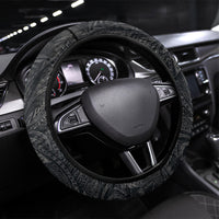 Hawaiian Piko Steering Wheel Cover Cultural Anchor Connect Your Roots Ocean Waves