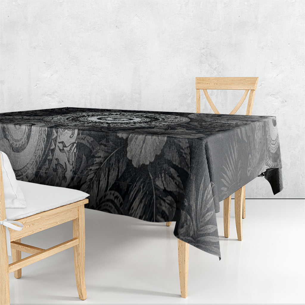 Hawaiian Piko Tablecloth Cultural Anchor Connect Your Roots Ocean Waves