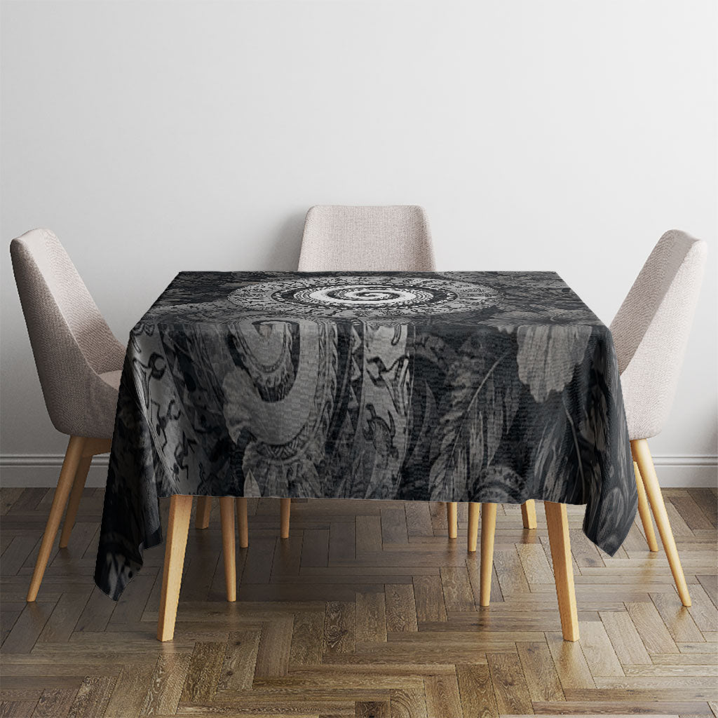 Hawaiian Piko Tablecloth Cultural Anchor Connect Your Roots Ocean Waves