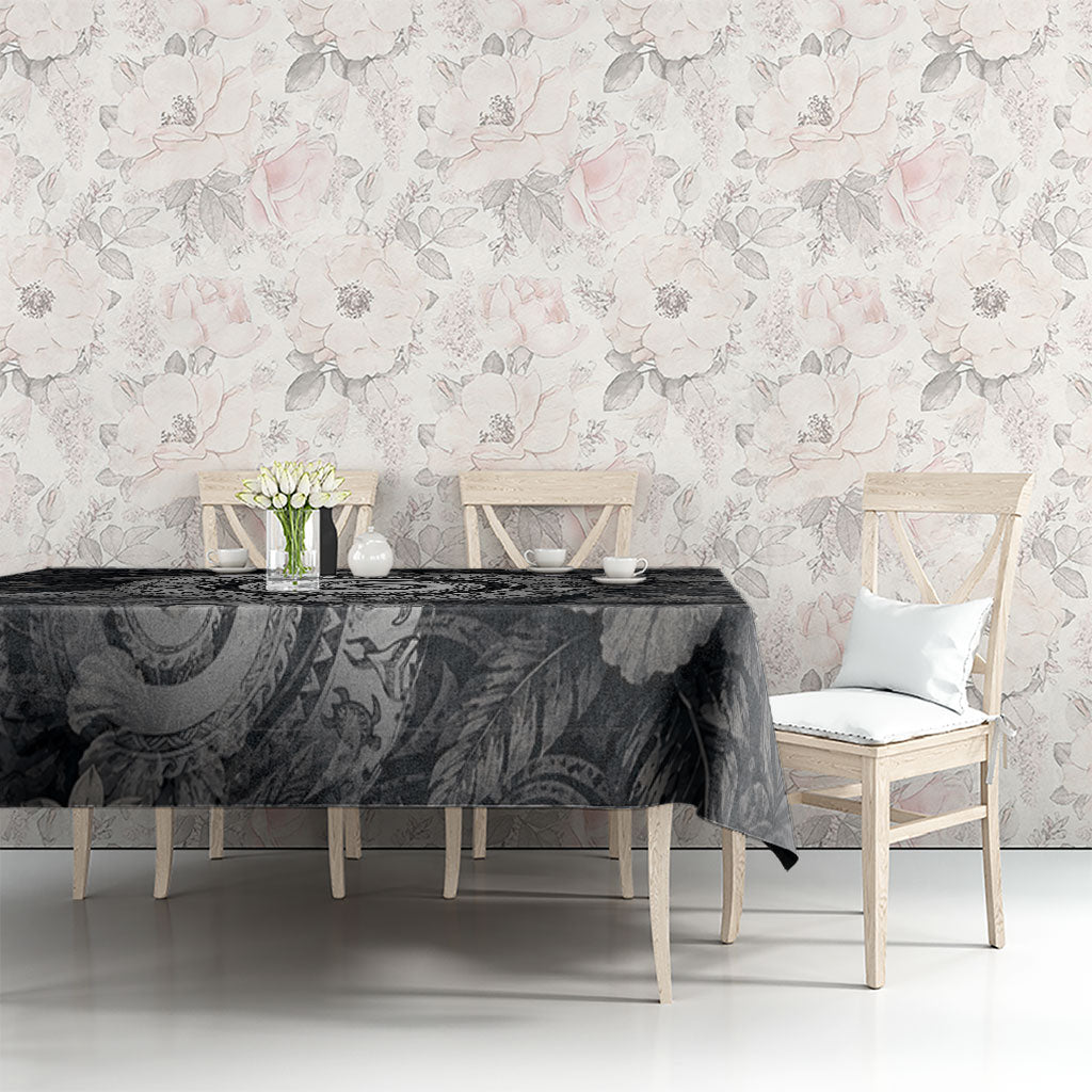 Hawaiian Piko Tablecloth Cultural Anchor Connect Your Roots Ocean Waves