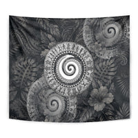 Hawaiian Piko Tapestry Cultural Anchor Connect Your Roots Ocean Waves