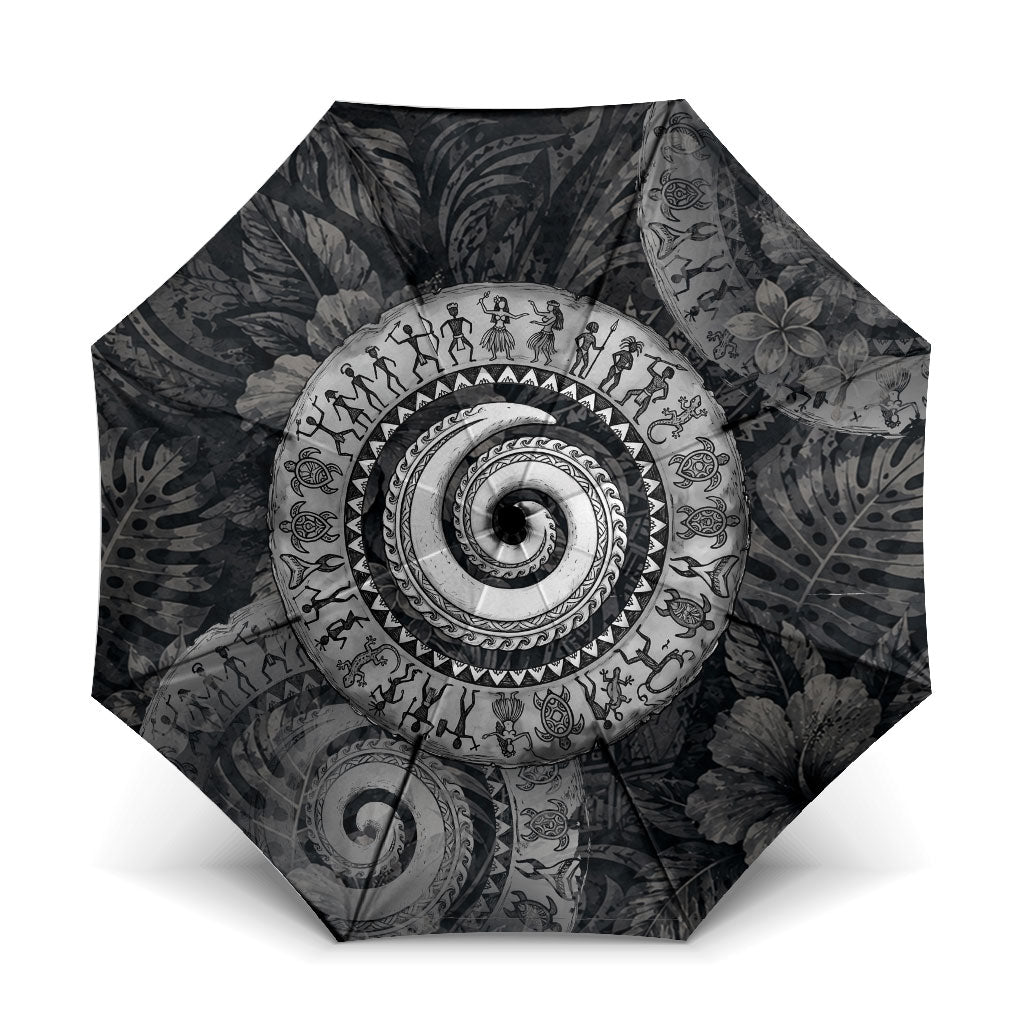 Hawaiian Piko Umbrella Cultural Anchor Connect Your Roots Ocean Waves