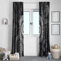 Hawaiian Piko Window Curtain Cultural Anchor Connect Your Roots Ocean Waves