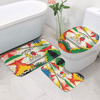 Support Your Fruity Friends Love Wins Gay Pride Bathroom Set LGBTQ Retro 30s Cartoon Checkered