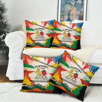 Support Your Fruity Friends Love Wins Gay Pride Pillow Cover LGBTQ Retro 30s Cartoon Checkered