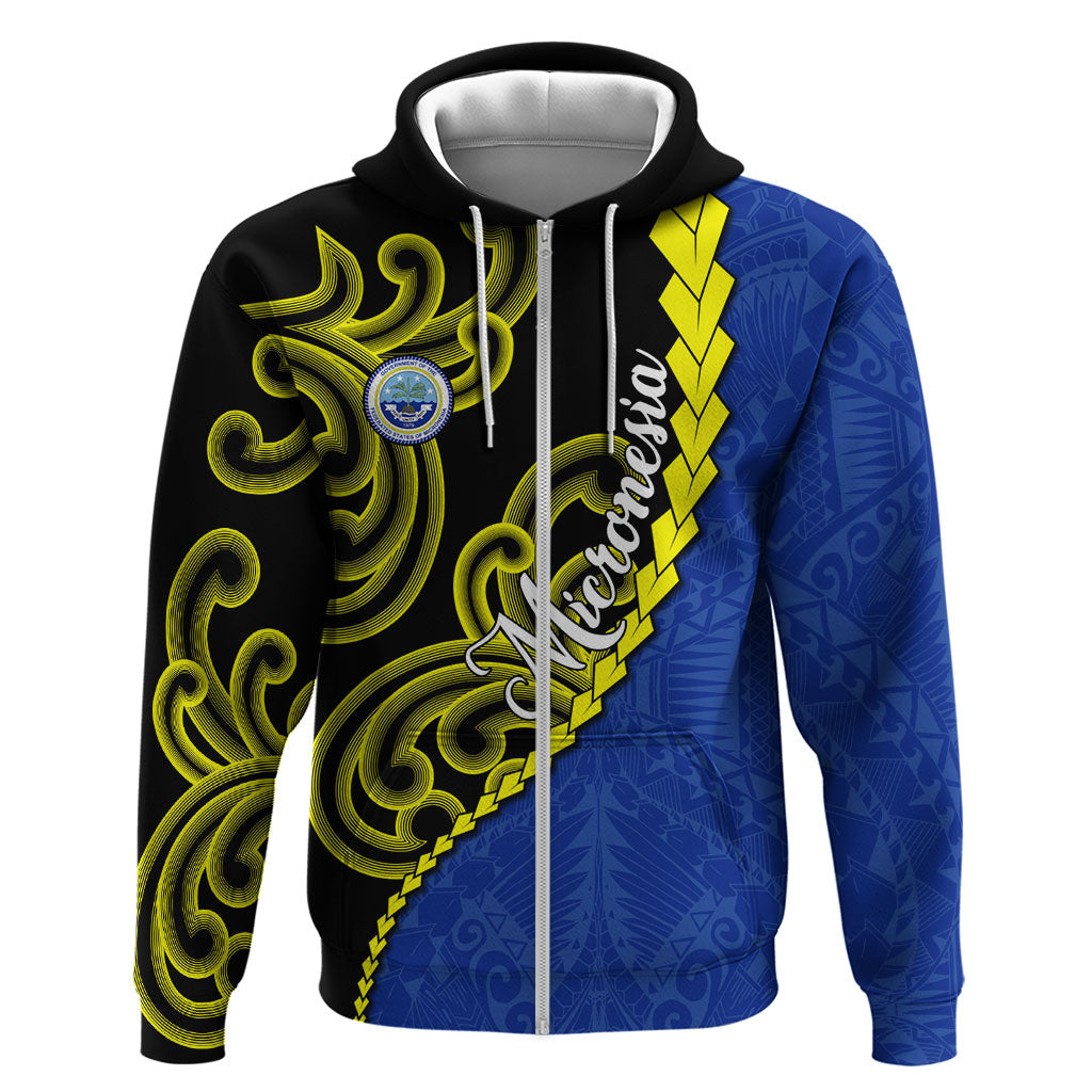 Federated States Of Micronesia FSM Hoodie Pacific Islander Tribal Swirl Geometric Pattern