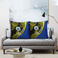 Federated States Of Micronesia FSM Pillow Cover Pacific Islander Tribal Swirl Geometric Pattern