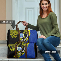 Federated States Of Micronesia FSM Travel Bag Pacific Islander Tribal Swirl Geometric Pattern