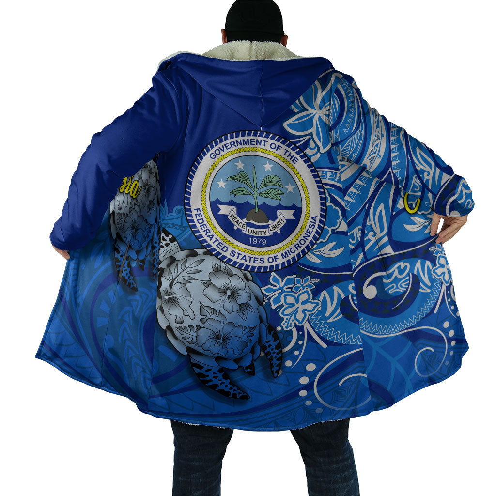 Micronesia Sea Turtle Cloak Federated States Of Micronesia Tribal Floral Pattern