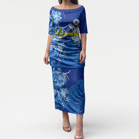 Micronesia Sea Turtle Puletasi Federated States Of Micronesia Tribal Floral Pattern
