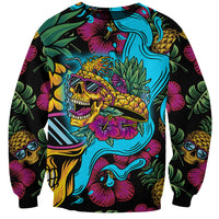 Pineapple Skull Sweatshirt Sumer Time TS04 - Polynesian Pride