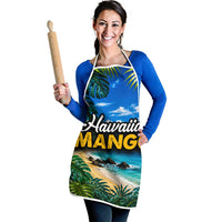 Hawaiian Mango Tropical Beach Apron Scenic Island Nature Exotic Fruit Graphic