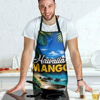 Hawaiian Mango Tropical Beach Apron Scenic Island Nature Exotic Fruit Graphic