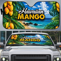 Hawaiian Mango Tropical Beach Auto Sun Shade Scenic Island Nature Exotic Fruit Graphic