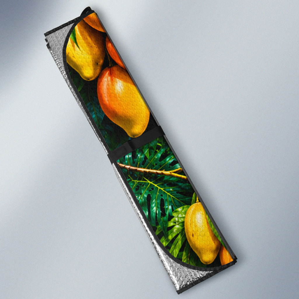 Hawaiian Mango Tropical Beach Auto Sun Shade Scenic Island Nature Exotic Fruit Graphic