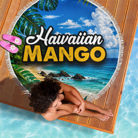 Hawaiian Mango Tropical Beach Beach Blanket Scenic Island Nature Exotic Fruit Graphic