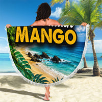 Hawaiian Mango Tropical Beach Beach Blanket Scenic Island Nature Exotic Fruit Graphic
