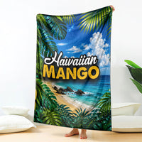 Hawaiian Mango Tropical Beach Blanket Scenic Island Nature Exotic Fruit Graphic
