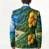 Hawaiian Mango Tropical Beach Blazer Scenic Island Nature Exotic Fruit Graphic