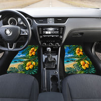 Hawaiian Mango Tropical Beach Car Mats Scenic Island Nature Exotic Fruit Graphic