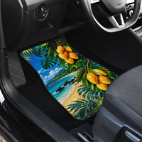 Hawaiian Mango Tropical Beach Car Mats Scenic Island Nature Exotic Fruit Graphic