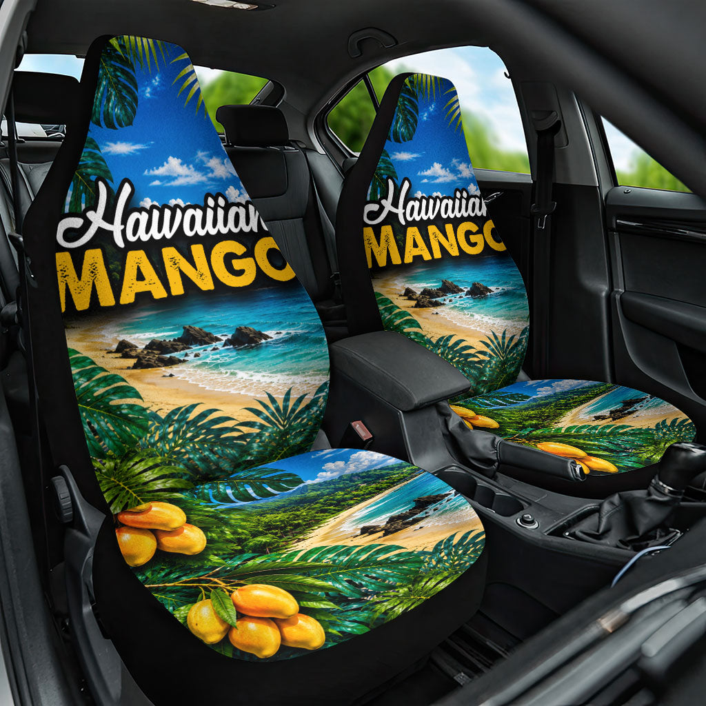 Hawaiian Mango Tropical Beach Car Seat Cover Scenic Island Nature Exotic Fruit Graphic