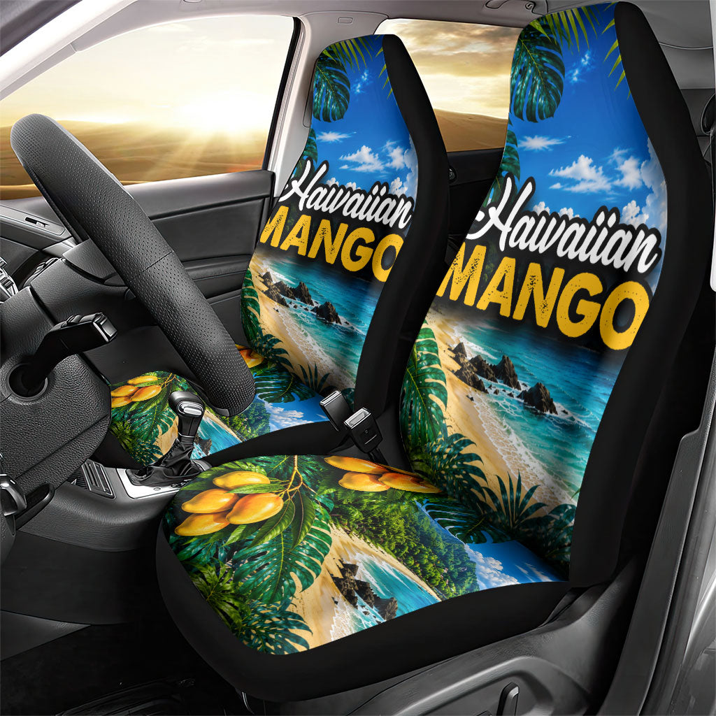 Hawaiian Mango Tropical Beach Car Seat Cover Scenic Island Nature Exotic Fruit Graphic