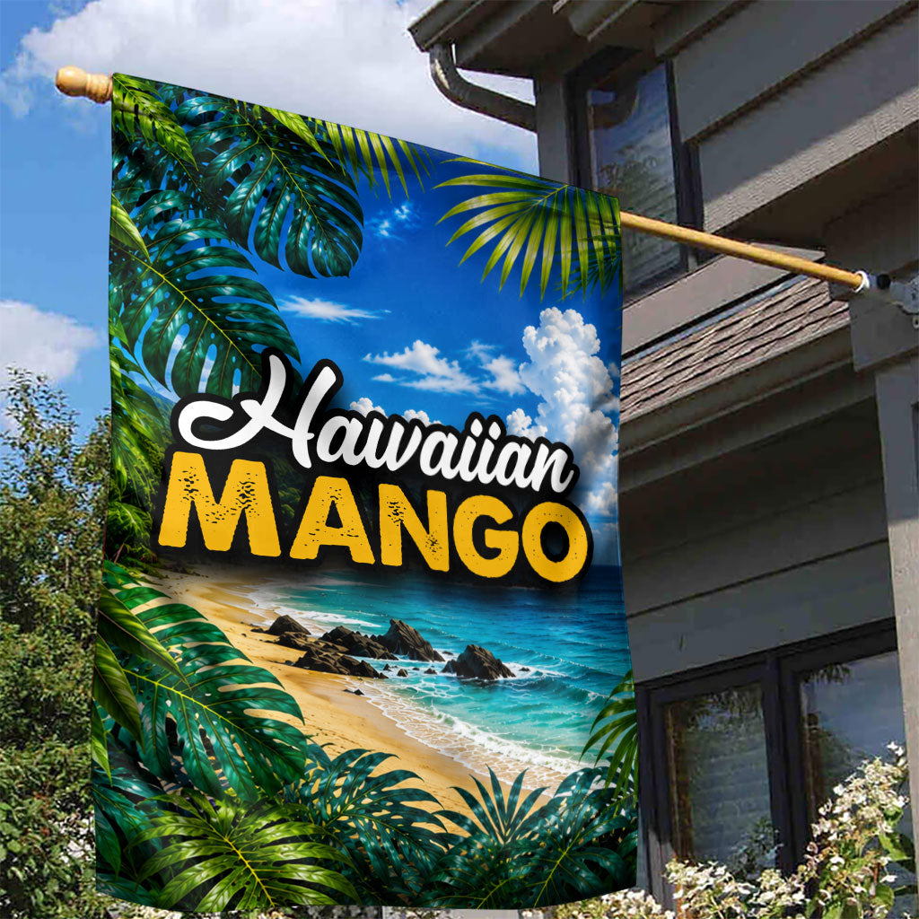 Hawaiian Mango Tropical Beach Garden Flag Scenic Island Nature Exotic Fruit Graphic