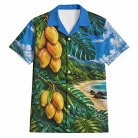 Hawaiian Mango Tropical Beach Hawaiian Shirt Scenic Island Nature Exotic Fruit Graphic