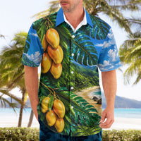 Hawaiian Mango Tropical Beach Hawaiian Shirt Scenic Island Nature Exotic Fruit Graphic