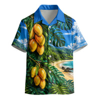 Hawaiian Mango Tropical Beach Kid Hawaiian Shirt Scenic Island Nature Exotic Fruit Graphic