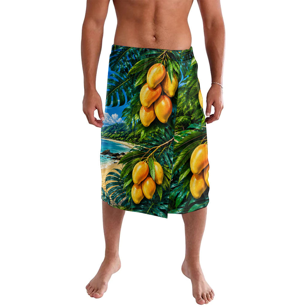 Hawaiian Mango Tropical Beach Lavalava Scenic Island Nature Exotic Fruit Graphic
