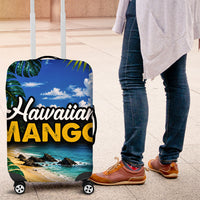 Hawaiian Mango Tropical Beach Luggage Cover Scenic Island Nature Exotic Fruit Graphic