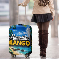 Hawaiian Mango Tropical Beach Luggage Cover Scenic Island Nature Exotic Fruit Graphic